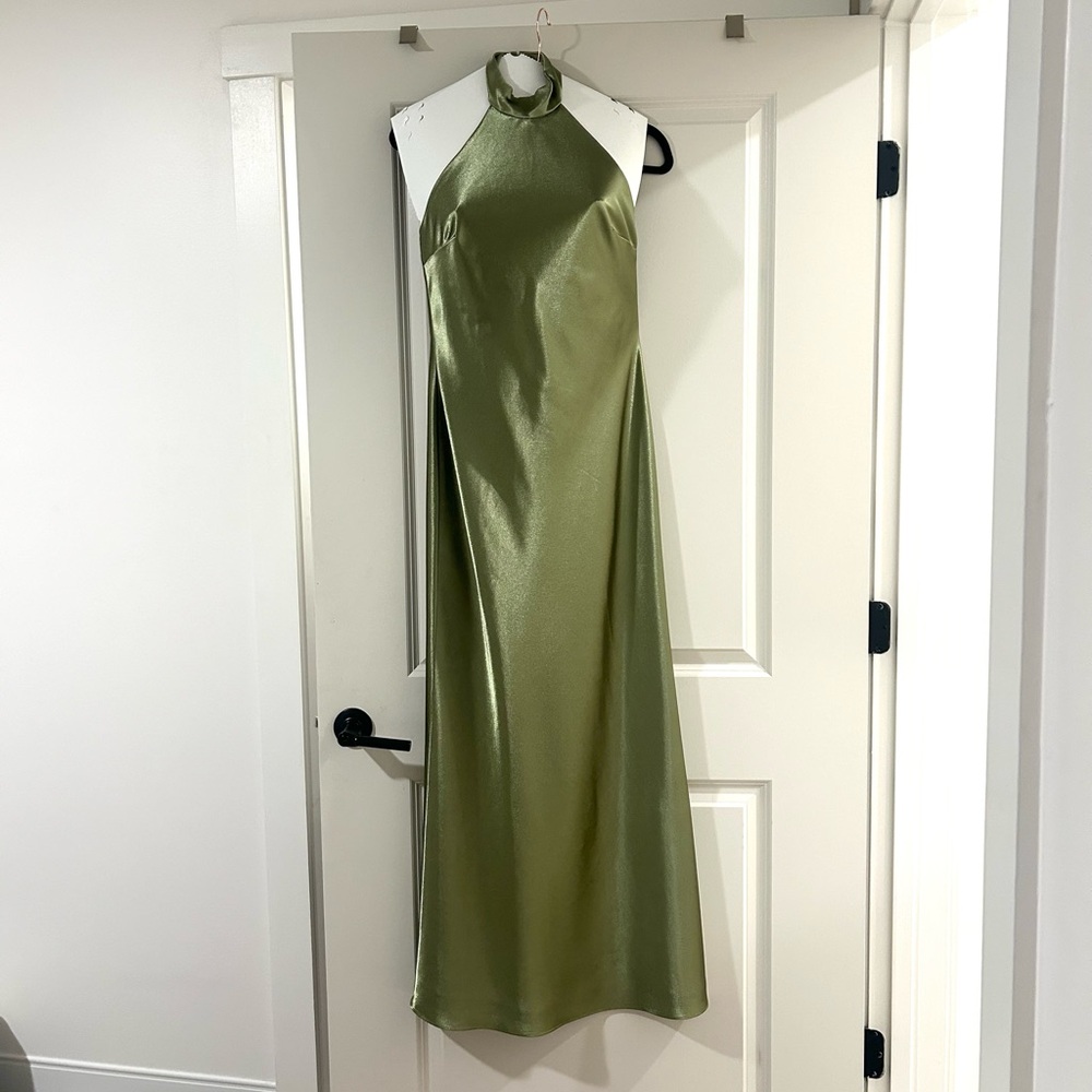 AW Bridal Mugwort Bridesmaid Dress / Formal Gown
